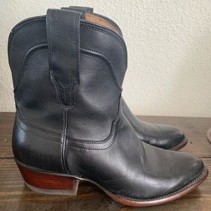 Black Tecovas Penny Booties